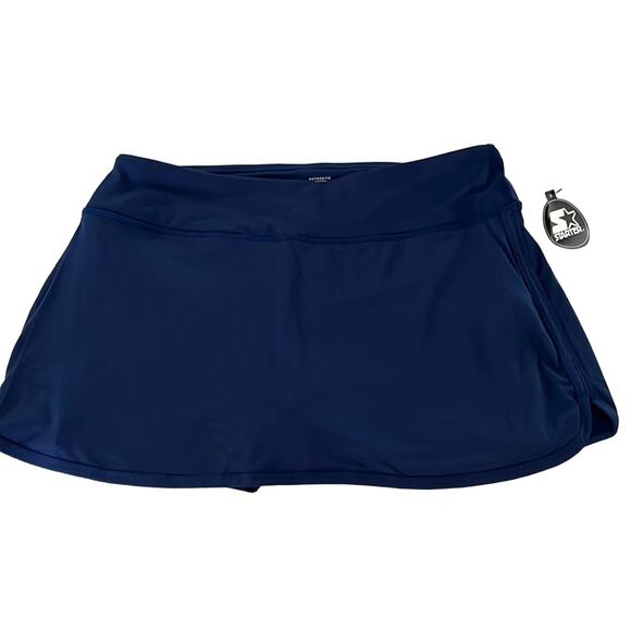 Starter Dri-Star M Navy Blue Women's Golf Tenniscore Athletic Skort Sports - Picture 1 of 9